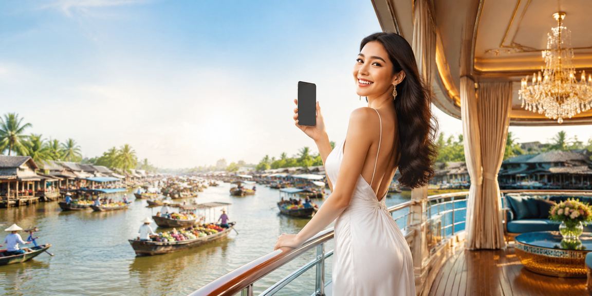Người dùng chơi slot game trên điện thoại tại Cần Thơ